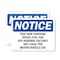 Signmission This Tank Contains Diesel Fuel For Off-Highway OSHA Notice Sign, Vinyl Decal, 5in W x 3.5in L, 2PK OS-2PACK-NS-D-35-L-18664 - alternate 1